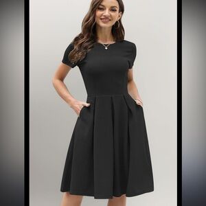 LuLaRoe Classic Black Midi Dress